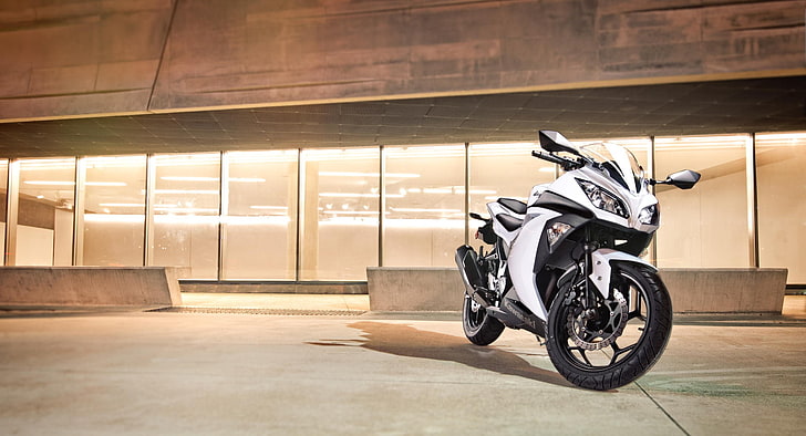 motorcycle, Kawasaki Ninja 300, transportation, mode of transportation, HD wallpaper