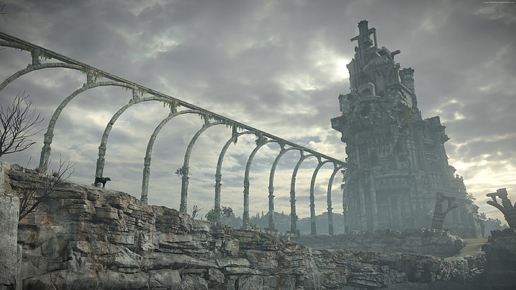 E3 2017, screenshot, 4k, Shadow of the Colossus, HD wallpaper