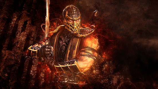 Scorpion x SubZero Mortal Kombat 4K Wallpaper HD Movies 4K Wallpapers  Images and Background  Wallpapers Den