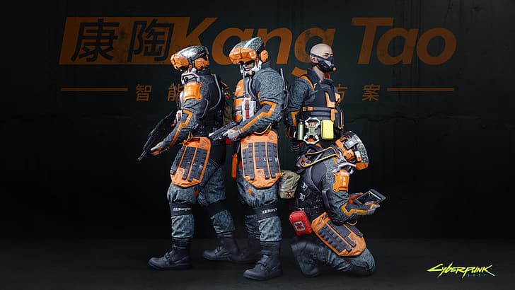 Cyberpunk 2077, Militech, Kang Tao, Trauma Team, Arasaka, corporation