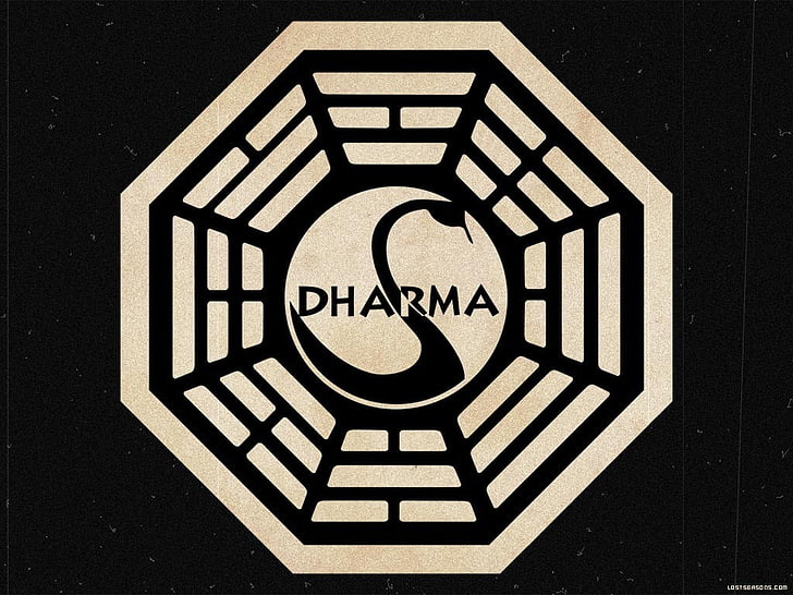 Lost, Dharma Initiative, geometric shape, pattern, design, hexagon, HD wallpaper