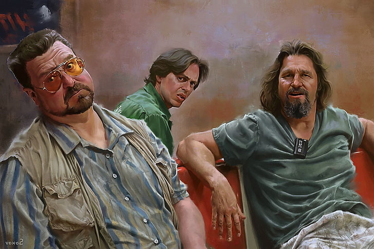 movies, Steve Buscemi, The Big Lebowski, The Dude, Walter Sobchak, HD wallpaper