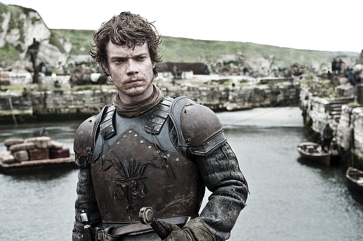 men game of thrones a song of ice and fire tv series house greyjoy alfie allen theon greyjoy 2100 Entertainment TV Series HD Art