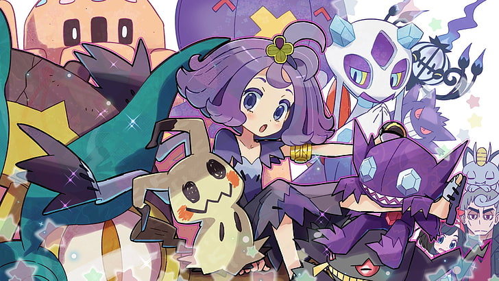 Pokémon, Pokémon: Sun and Moon, Acerola (Pokémon), Banette (Pokémon), HD wallpaper