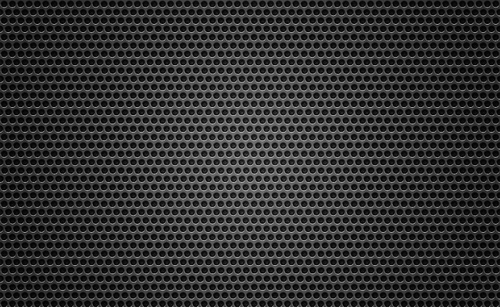 Black Background Metal Hole, Aero, minimalism, texture, backgrounds, HD wallpaper