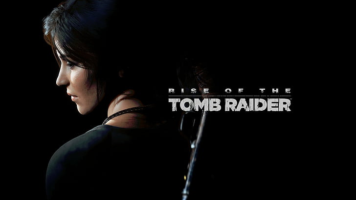 Tomb Raider, Rise of the Tomb Raider, Lara Croft, black background, HD wallpaper
