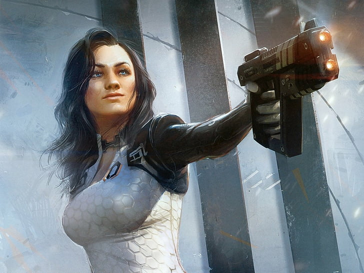 Mass Effect, Mass Effect 2, Miranda Lawson, HD wallpaper