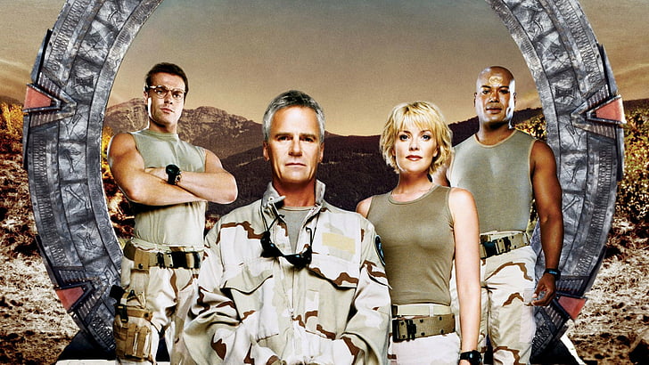 Stargate, Stargate SG-1, Amanda Tapping, Christopher Judge, HD wallpaper