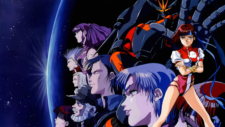 Hd Wallpaper Gunbuster People Group Of People Arts Culture And Entertainment Wallpaper Flare
