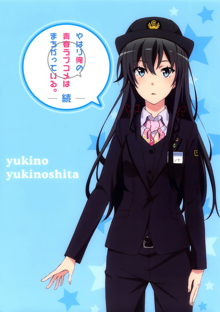 HD wallpaper: Yahari Ore no Seishun Love Comedy wa Machigatteiru, anime  girls | Wallpaper Flare