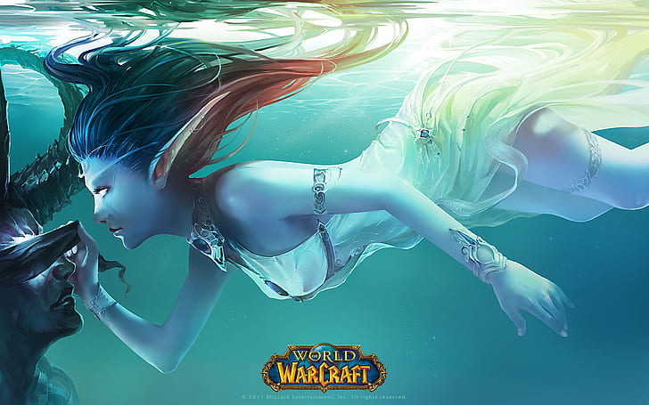 Warcraft, World Of Warcraft, Illidan Stormrage, Tyrande Whisperwind, HD wallpaper