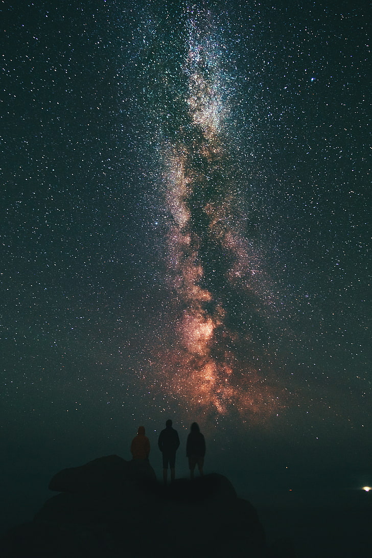 nature, stars, Milky Way, starry night, star - space, sky, astronomy
