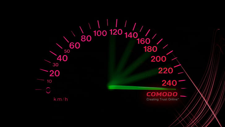 comodo internet trust online speedometer, technology, number, HD wallpaper