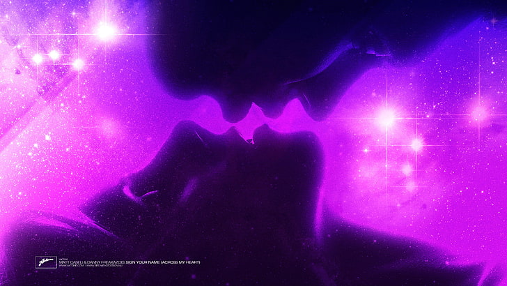 female and male about to kiss, Axwell, Eternal Sunshine of the Spotless Mind, HD wallpaper