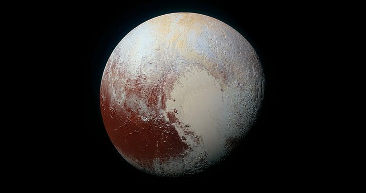 Pluto, space, planet, HD wallpaper