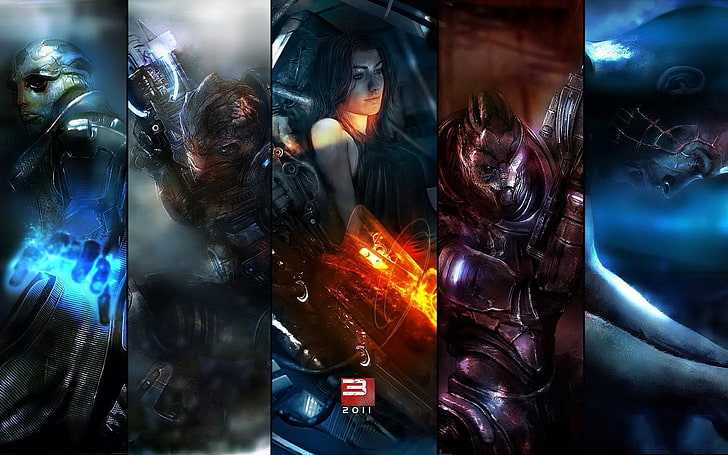 Mass Effect, Miranda Lawson, video games, Commander Shepard
