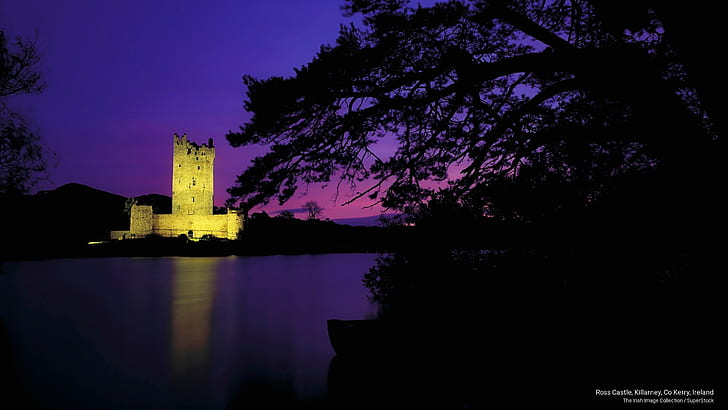 Ross Castle, Killarney, Co Kerry, Ireland, Architecture, HD wallpaper