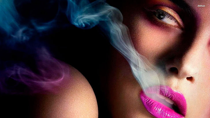 model, FTV Girls Magazine, smoking, women, human body part