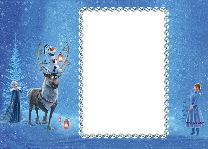 HD wallpaper: Olaf's frozen adventure, anna, luminos, movie, elsa, iarna |  Wallpaper Flare