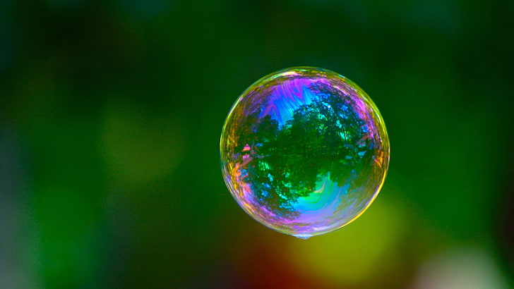 globule, bubble, ball, life, sphere, round shape, close-up, HD wallpaper