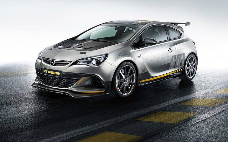 2014 Opel Astra OPC Extreme, silver opel coupe, cars, HD wallpaper