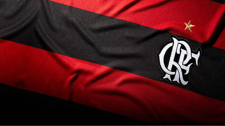Flamengo, Clube de Regatas do Flamengo, red, black, HD wallpaper
