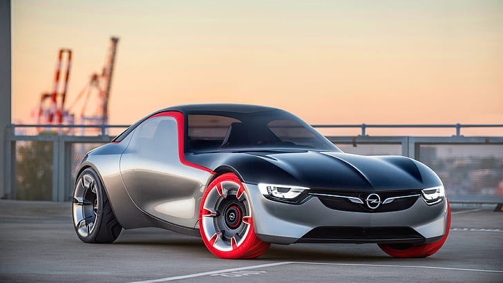 Opel GT concept supercar front view
