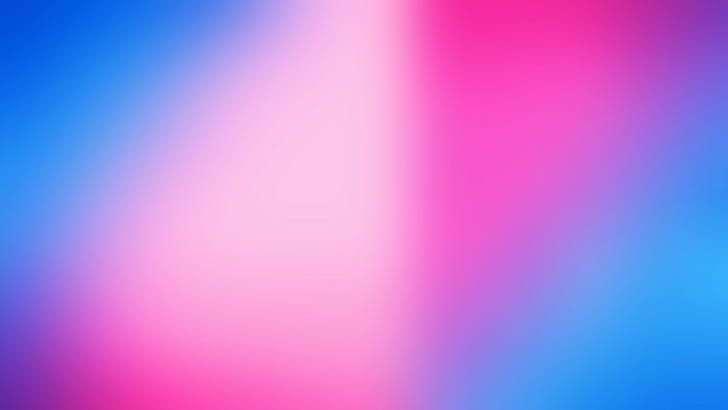 simple background, blue, blurred, abstract, gradient, pink, HD wallpaper