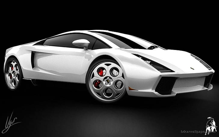 Lamborghini Concept 2020, white ferrari car, cars, HD wallpaper