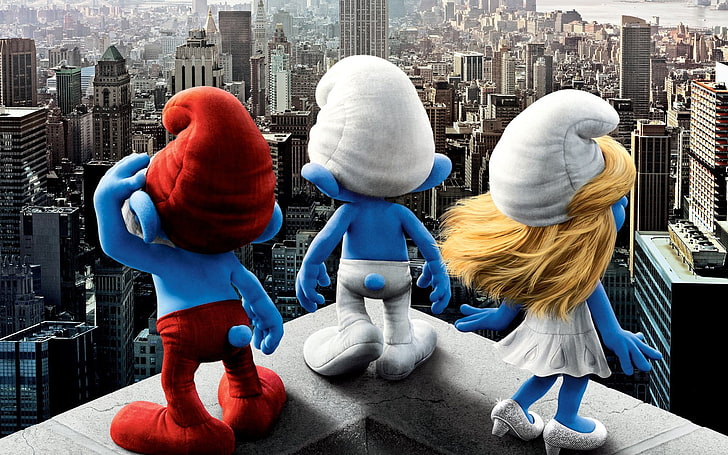 smurfs, The Smurfs, movies, built structure, architecture, building exterior, HD wallpaper