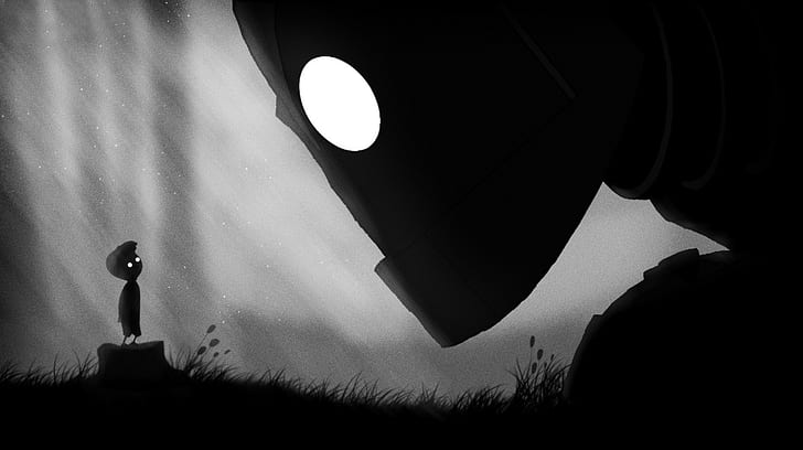 Limbo, The Iron Giant, monochrome