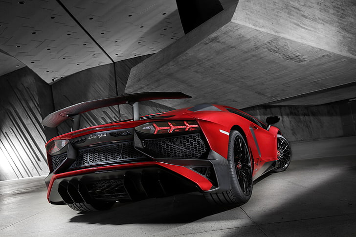 HD wallpaper: red Lamborghini Aventador, spoiler, LB834, 2015, LP 750-4,  Superveloce | Wallpaper Flare