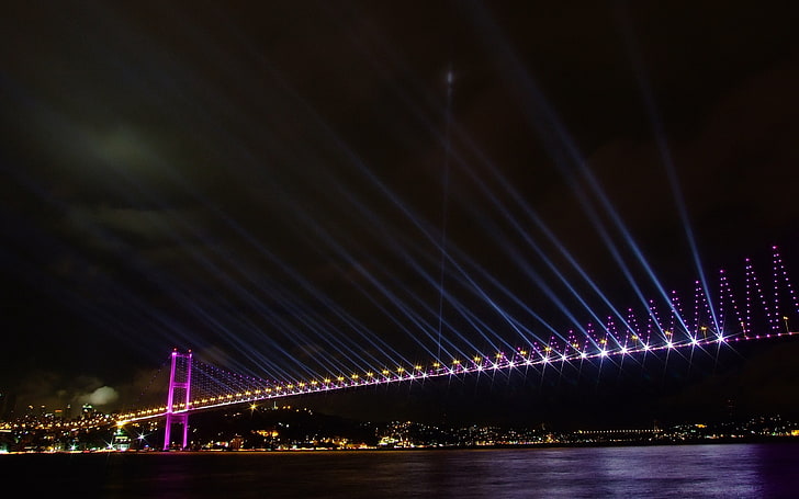 turkey istanbul bosphorus bosphorus bridge Architecture Bridges HD Art, HD wallpaper
