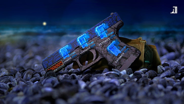 HD wallpaper: game, weapon, art, Glock-18, counter strike global offensive  | Wallpaper Flare