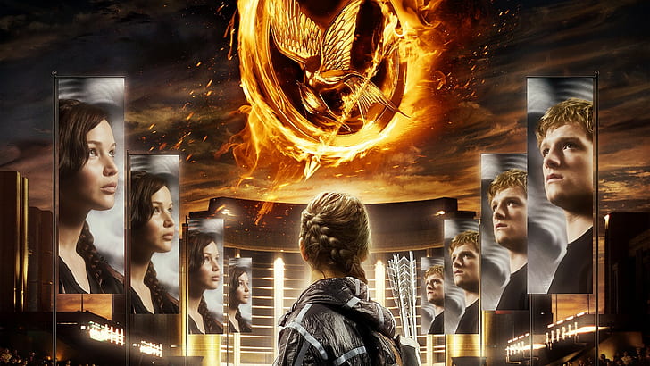 The Hunger Games HD, hunger game catching fire movie poster, movies, HD wallpaper
