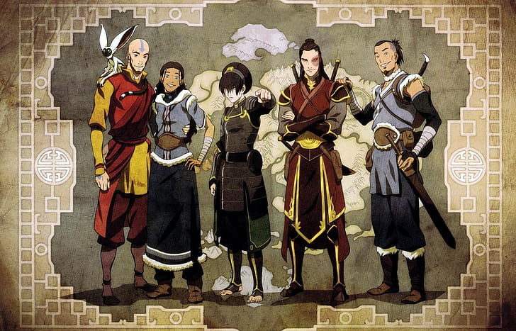 Aang, Avatar: The Last Airbender, Toph Beifong, Prince Zuko