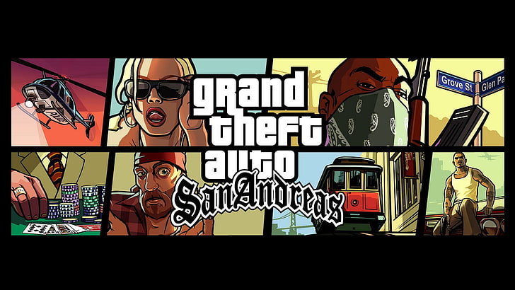 Grand Theft Auto, Grand Theft Auto: San Andreas, Carl Johnson, HD wallpaper