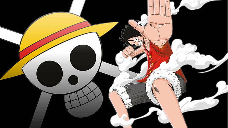 1920x1080 px anime Jolly Roger Monkey D. Luffy One Piece Art Tattoos HD Art, HD wallpaper