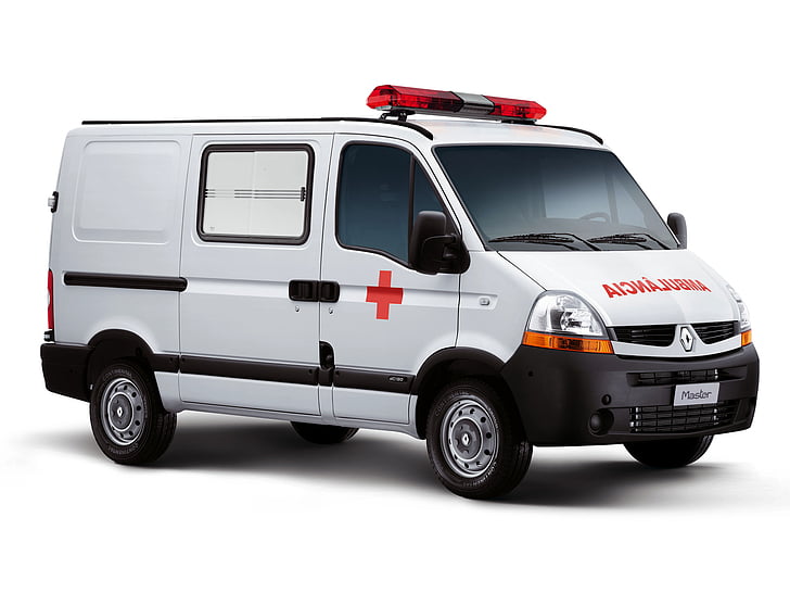 2009, ambulance, ambulancia, br spec, emergency, master, renault, HD wallpaper