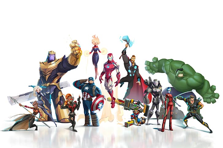 Ant-Man, The Avengers, Black Widow, Captain America, Captain Marvel, HD wallpaper