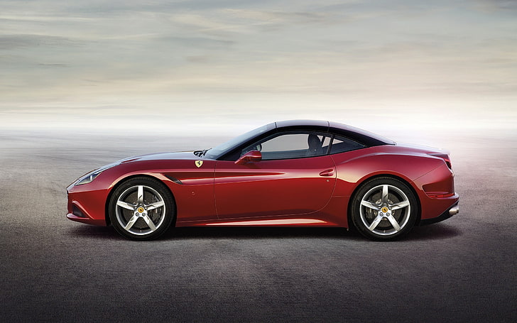 Ferrari California T, Convertible, car, mode of transportation, HD wallpaper