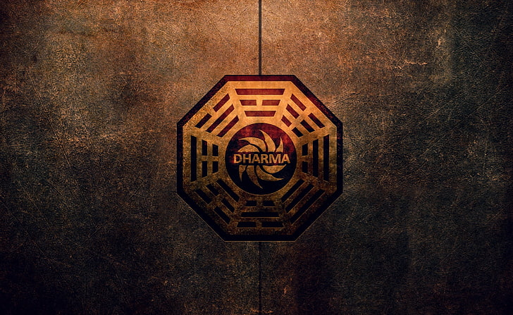 Dharma Initiative Logo, Dharma logo, Vintage, no people, architecture