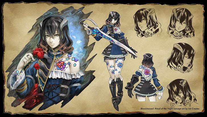 Bloodstained: Ritual Of The Night, fantasy Art, Miriam (Bloodstained)