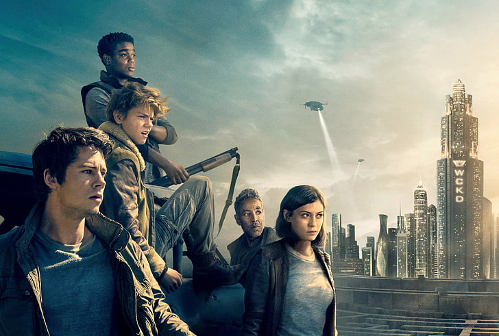 maze runner the death cure, 2018 movies, hd, group of people, HD wallpaper