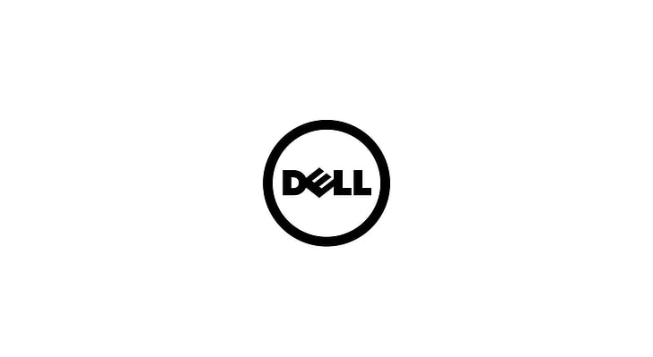 Dell, Artistic, Typography, White, Logo, communication, copy space, HD wallpaper