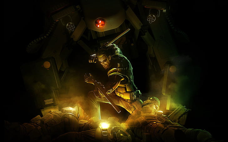 HD wallpaper: 2011 Deus Ex Human Revolution, animated character  illustration | Wallpaper Flare