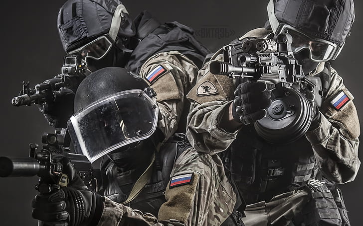 police, team, military, soldier, gun, weapon, Airsoft, HD wallpaper