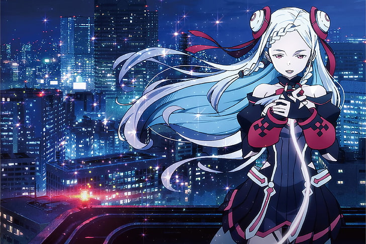 white haired female anime character wallpaper, Sword Art Online