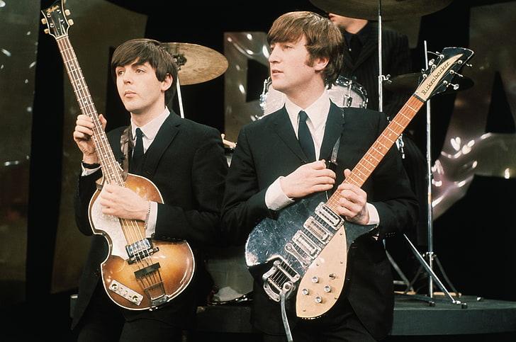 Paul McCartney, music, The Beatles, rock, legends, John Lennon, HD wallpaper