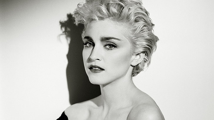 Singers, Madonna, portrait, headshot, beautiful woman, beauty, HD wallpaper